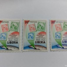 Sellos: LIBERIA AÑO 1960**MNH CIEN ANIVERSARIO SCOTT 393/94 C128