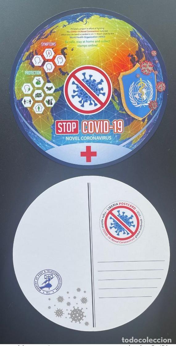 Sellos: Liberia 2020 Mi.? Papeler&iacute;a: Virus COVID-19 coronavirus pandemia de la OMS