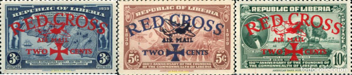 Sellos: 338463 MNH LIBERIA 1941 CRUZ ROJA