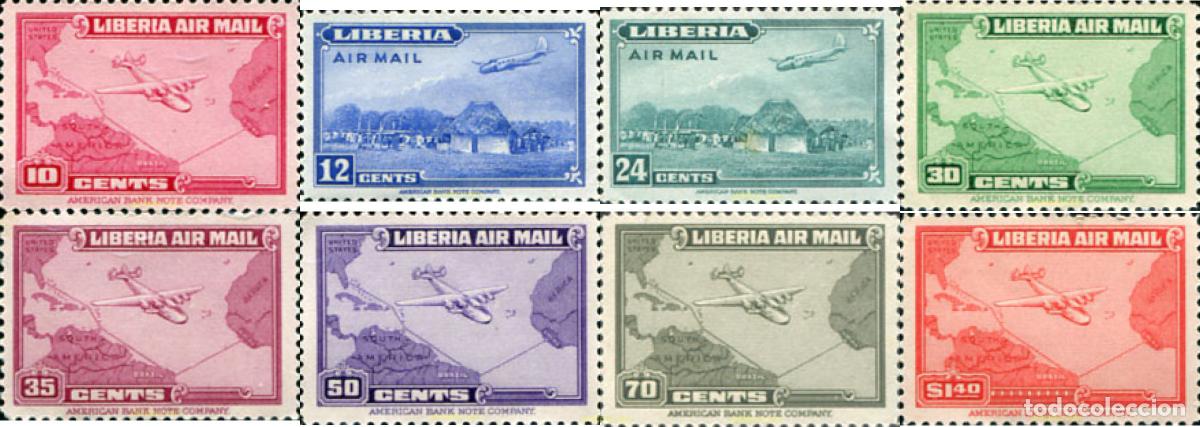 Sellos: 338814 MNH LIBERIA 1942 AVIACION