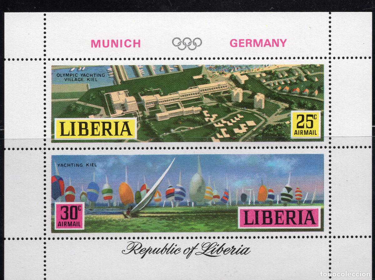 Sellos: LIBERIA 1971 STAMP MICHEL LR BL55A