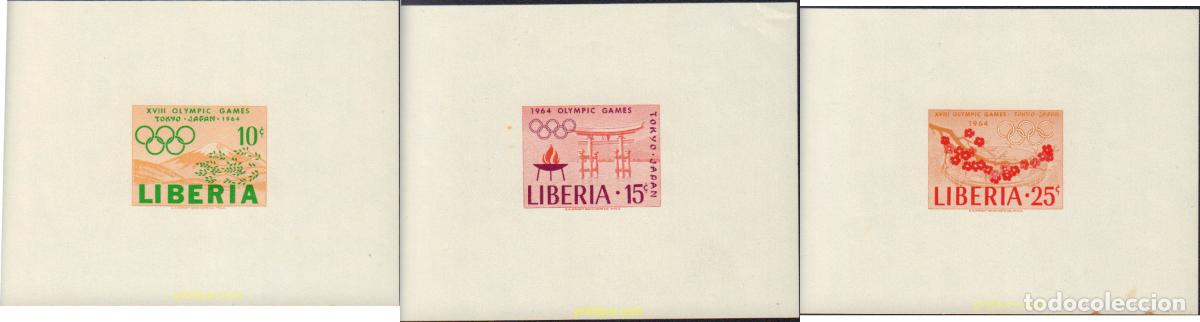 Selos: 22010 MNH LIBERIA 1964 18 JUEGOS OLIMPICOS VERANO TOKIO 1964