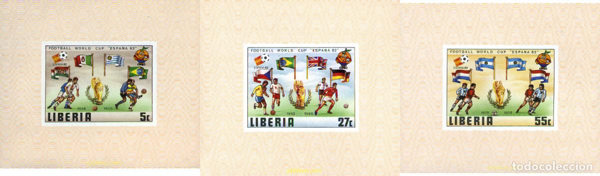 Sellos: 583574 MNH LIBERIA 1981 COPA DEL MUNDO DE FUTBOL. ESPA&Ntilde;A-82
