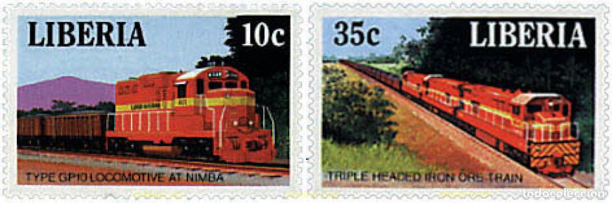 Briefmarken: 55615 MNH LIBERIA 1988 LOCOMOTORAS