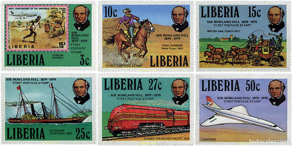 Briefmarken: 55692 MNH LIBERIA 1979 CENTENARIO DE LA MUERTE DE SIR ROWLAND HILL