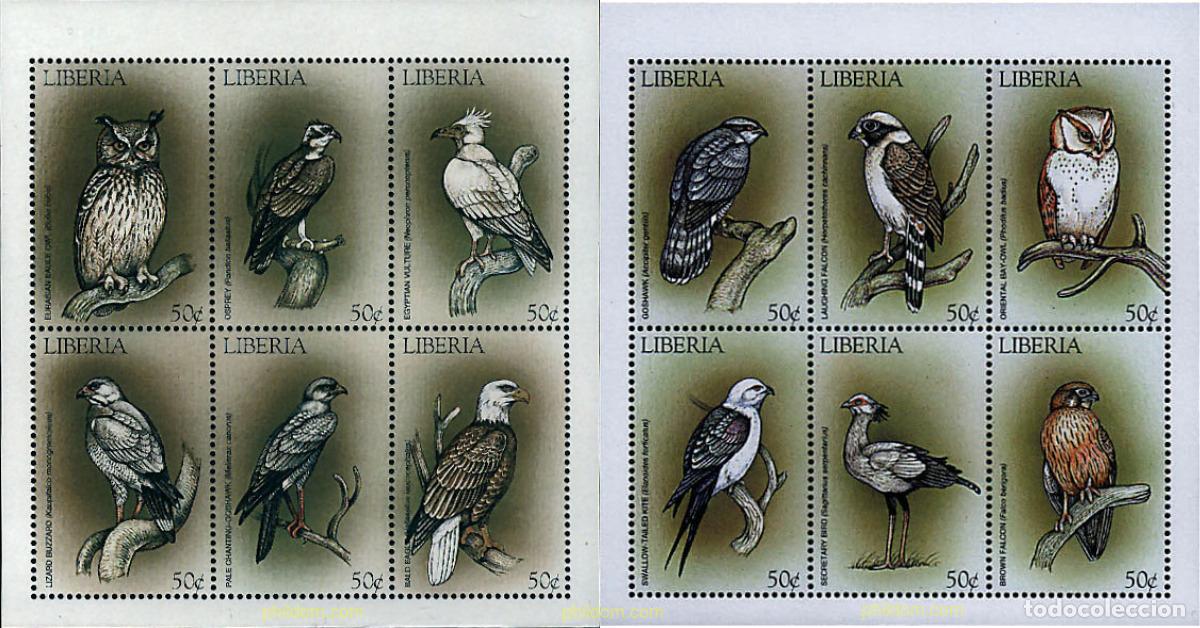 Sellos: 182325 MNH LIBERIA 1999 AVES