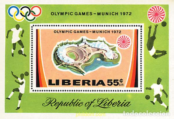Sellos: 43228 MNH LIBERIA 1972 20 JUEGOS OLIMPICOS VERANO MUNICH 1972