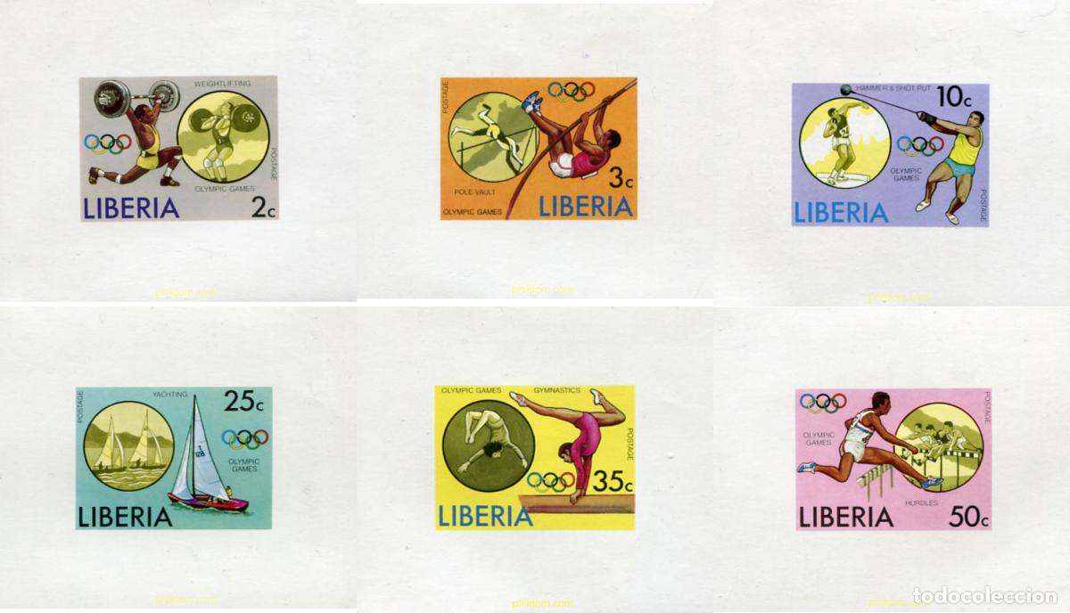 Sellos: 22003 MNH LIBERIA 1976 21 JUEGOS OLIMPICOS VERANO MONTREAL 1976