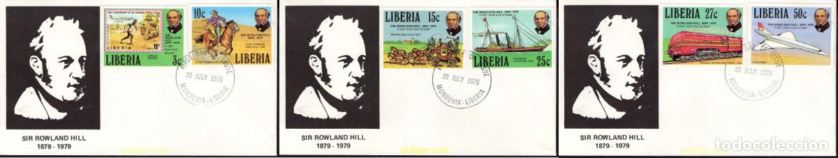 Selos: 391192 MNH LIBERIA 1979 CENTENARIO DE LA MUERTE DE SIR ROWLAND HILL