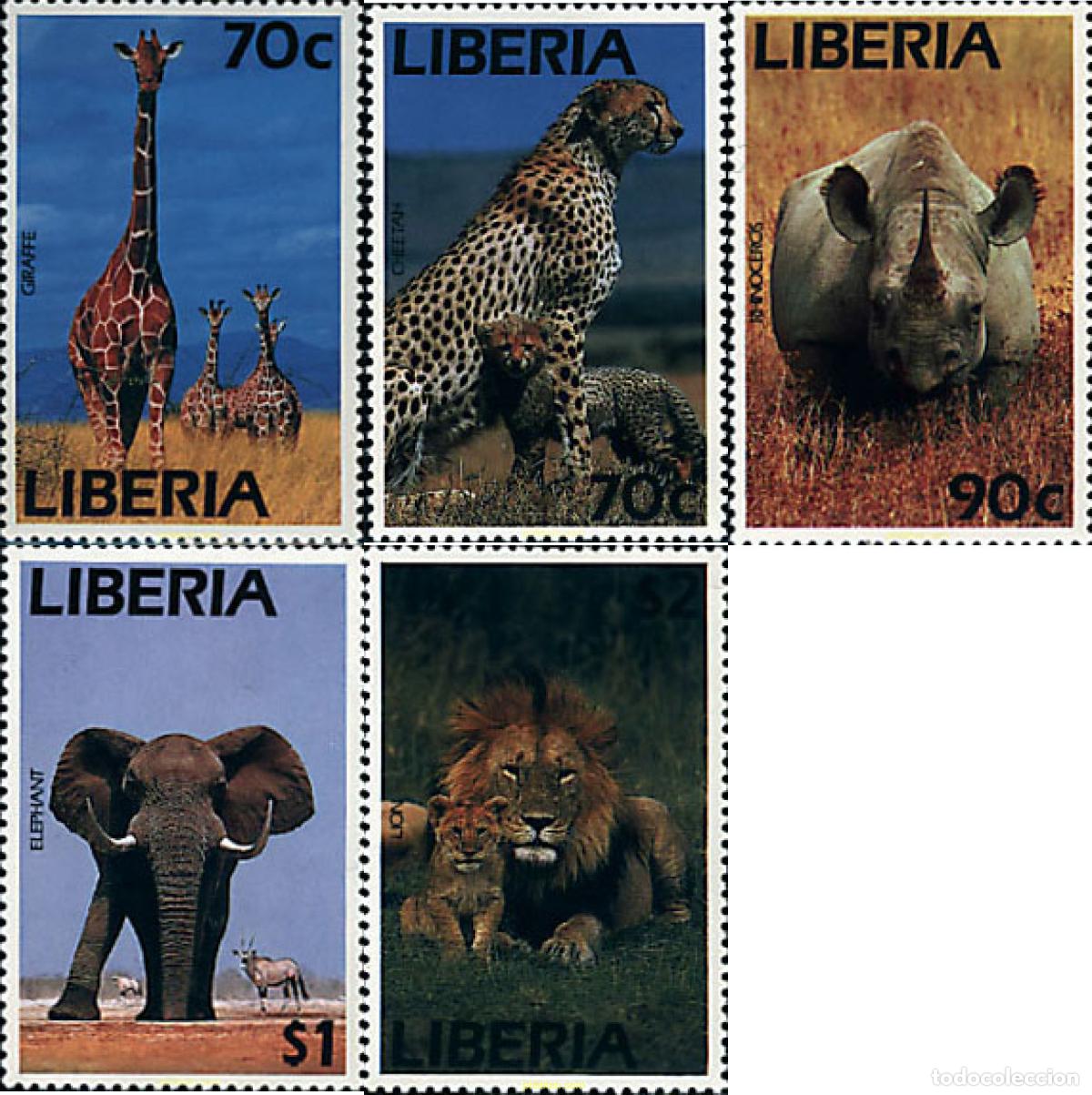Timbres: 54186 MNH LIBERIA 1995 FAUNA