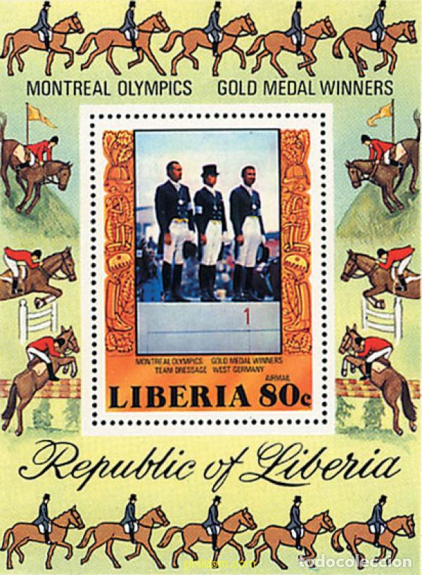 Briefmarken: 43244 MNH LIBERIA 1977 21 JUEGOS OLIMPICOS VERANO MONTREAL 1976