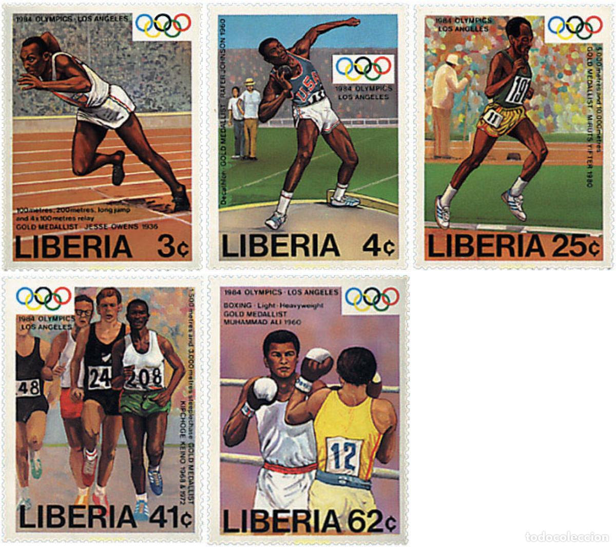 Briefmarken: 27556 MNH LIBERIA 1984 23 JUEGOS OLIMPICOS VERANO LOS ANGELES 1984