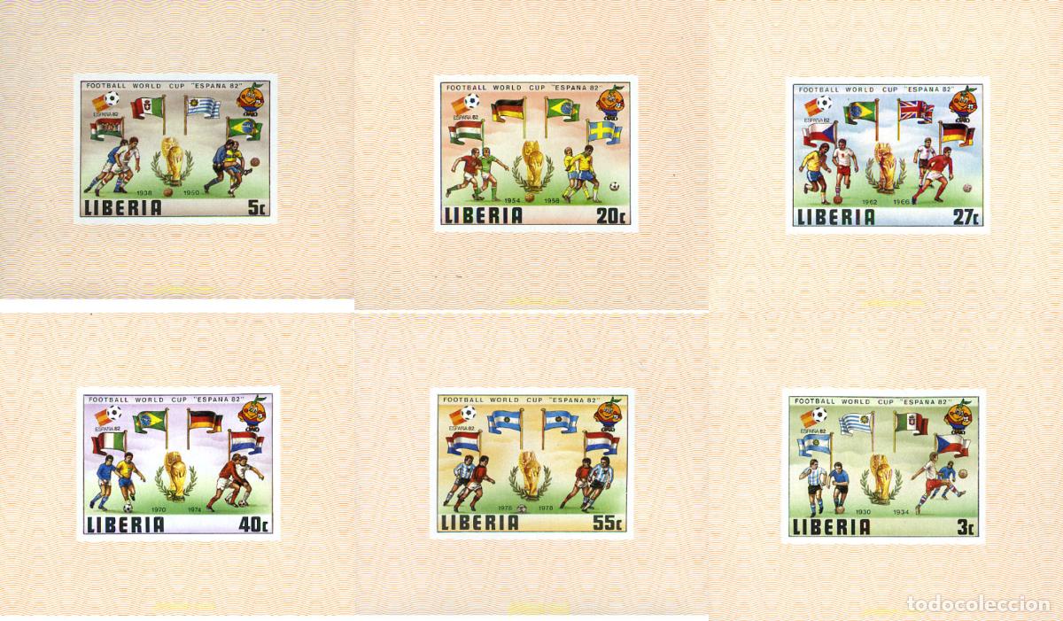 Briefmarken: 272175 MNH LIBERIA 1981 COPA DEL MUNDO DE FUTBOL. ESPA&Ntilde;A-82