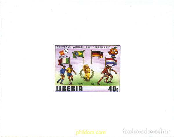Briefmarken: 620789 MNH LIBERIA 1981 COPA DEL MUNDO DE FUTBOL. ESPA&Ntilde;A-82