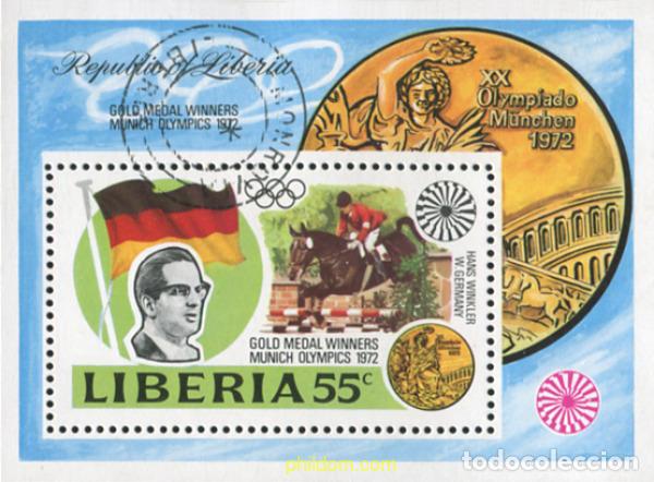 Sellos: 372526 USED LIBERIA 1973 20 JUEGOS OLIMPICOS VERANO MUNICH 1972