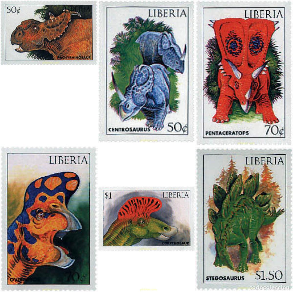 Sellos: 52291 MNH LIBERIA 1999 FAUNA PREHISTORICA