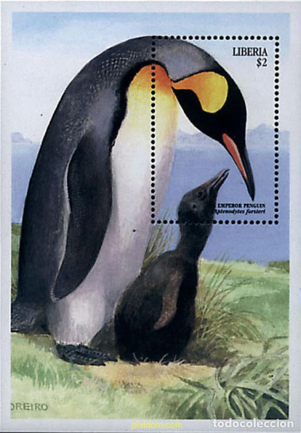 Sellos: 649495 MNH LIBERIA 1999 AVES MARINAS