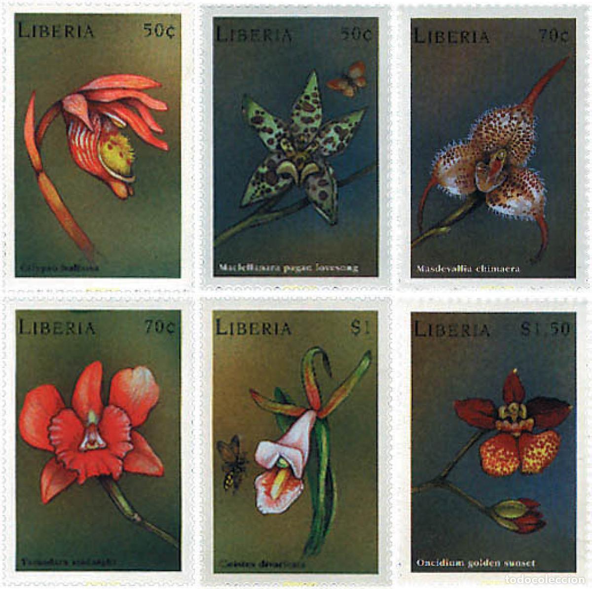 Sellos: 94637 MNH LIBERIA 1999 ORQUIDEAS DEL MUNDO