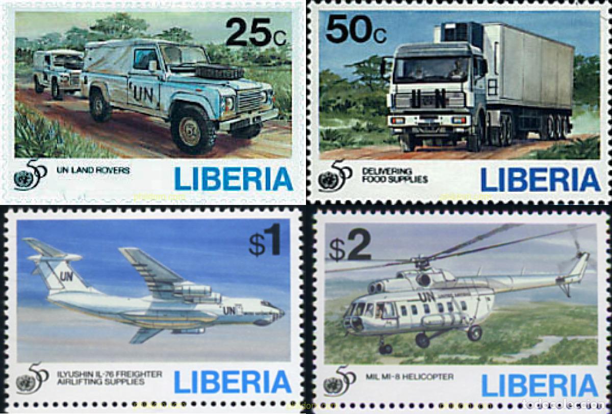 Sellos: 48672 MNH LIBERIA 1995 50 ANIVERSARIO DE LA ONU