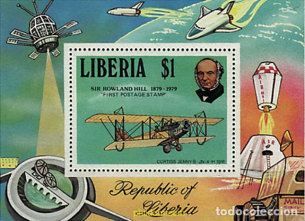 Sellos: 43283 MNH LIBERIA 1979 CENTENARIO DE LA MUERTE DE SIR ROWLAND HILL
