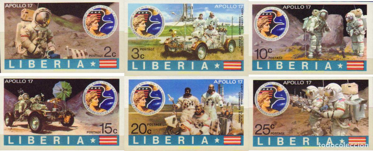 Sellos: 19781 MNH LIBERIA 1973 APOLLO XVII