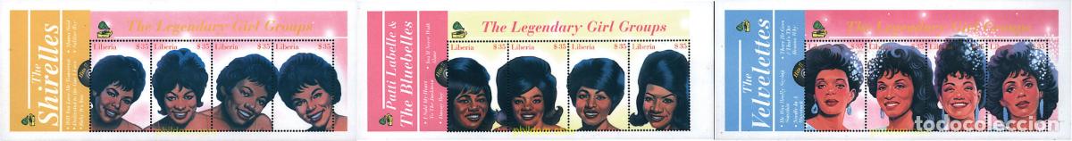 Sellos: 368471 MNH LIBERIA 2000 GRUPOS DE MUSICA FEMENINOS