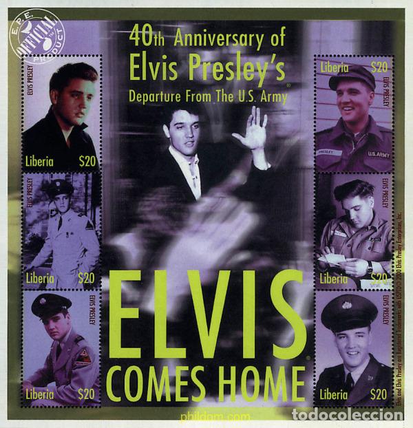 Sellos: 222152 MNH LIBERIA 2000 ELVIS PRESLEY