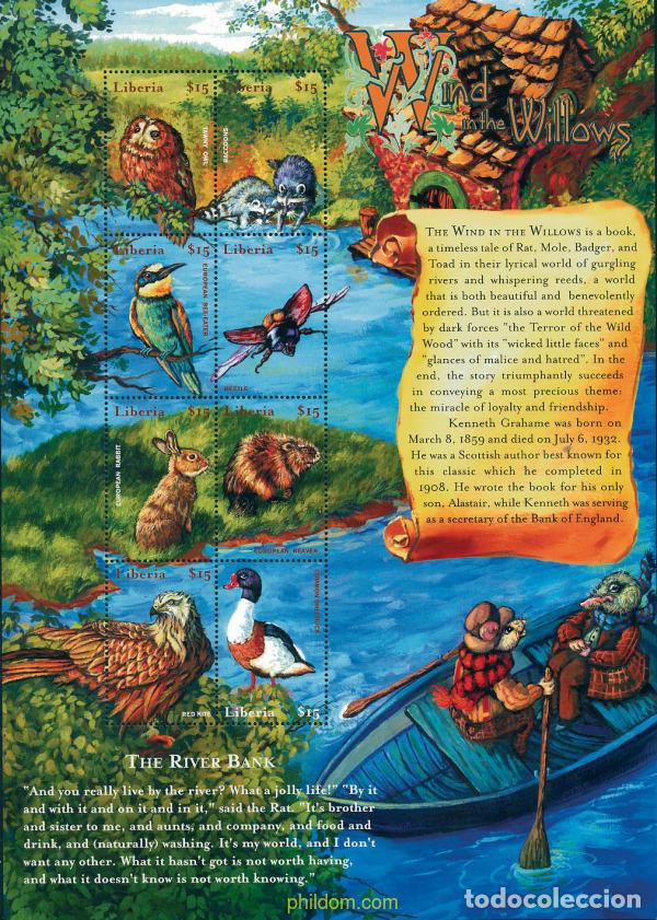 Sellos: 337167 MNH LIBERIA 2001 WIND IN THE WILLOWS