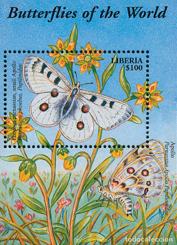 Sellos: 144931 MNH LIBERIA 2002 MARIPOSAS DEL MUNDO