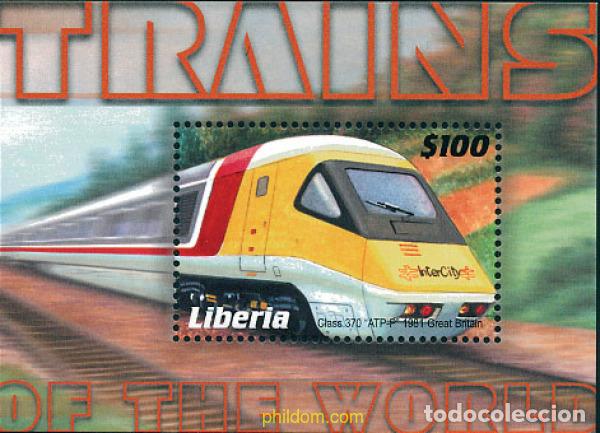 Sellos: 338771 MNH LIBERIA 2001 TRENES DEL MUNDO
