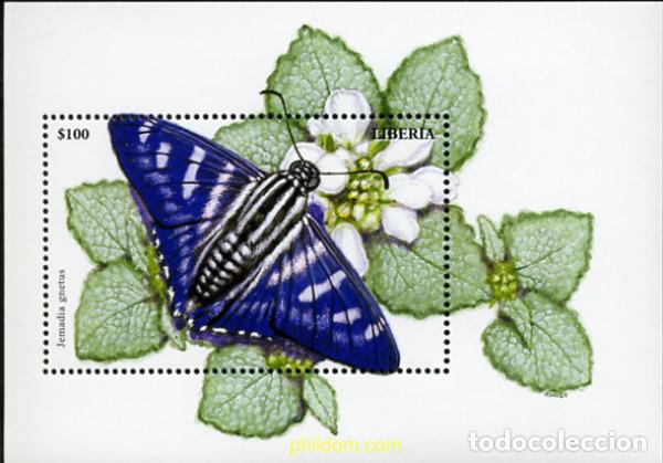 Sellos: 338775 MNH LIBERIA 2001 MARIPOSAS DEL MUNDO