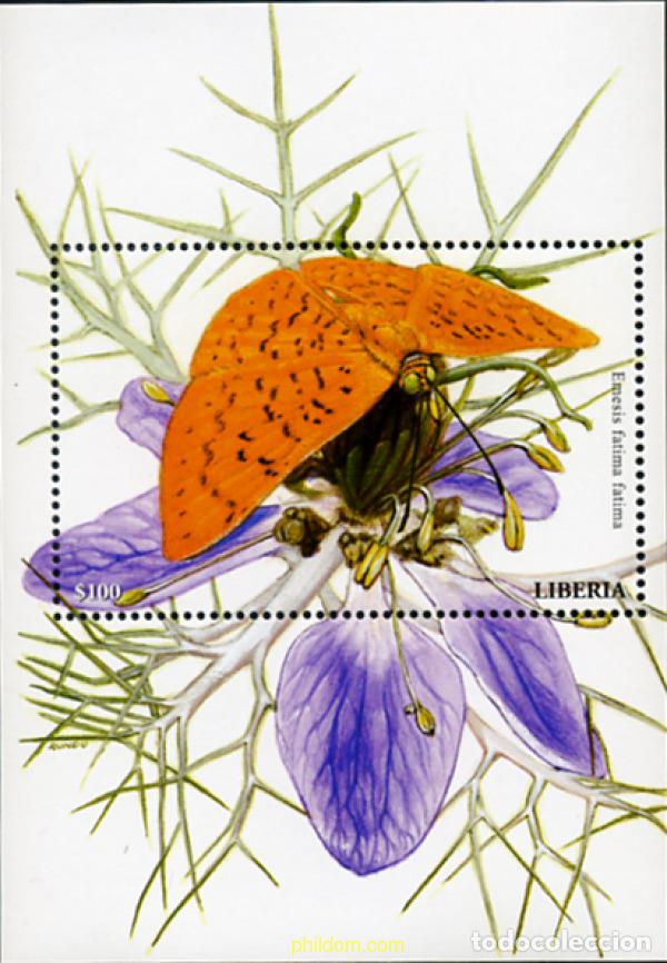 Sellos: 338778 MNH LIBERIA 2001 MARIPOSAS DEL MUNDO