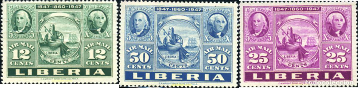 Sellos: 575133 MNH LIBERIA 1947 CIPEX EXPOSICION FILATELICA INTERNACIONAL