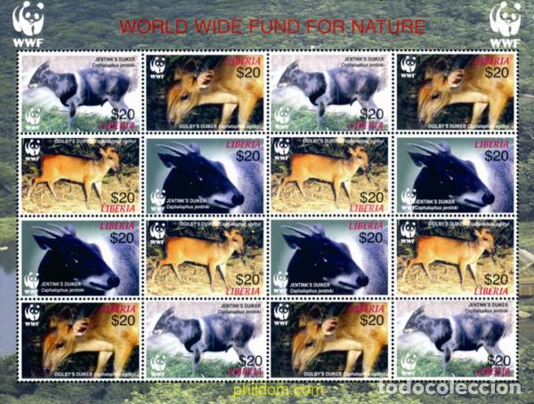 Sellos: 201941 MNH LIBERIA 2005 WWF. GACELAS