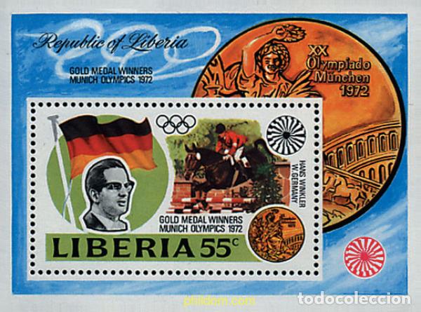 Sellos: 40334 MNH LIBERIA 1973 20 JUEGOS OLIMPICOS VERANO MUNICH 1972