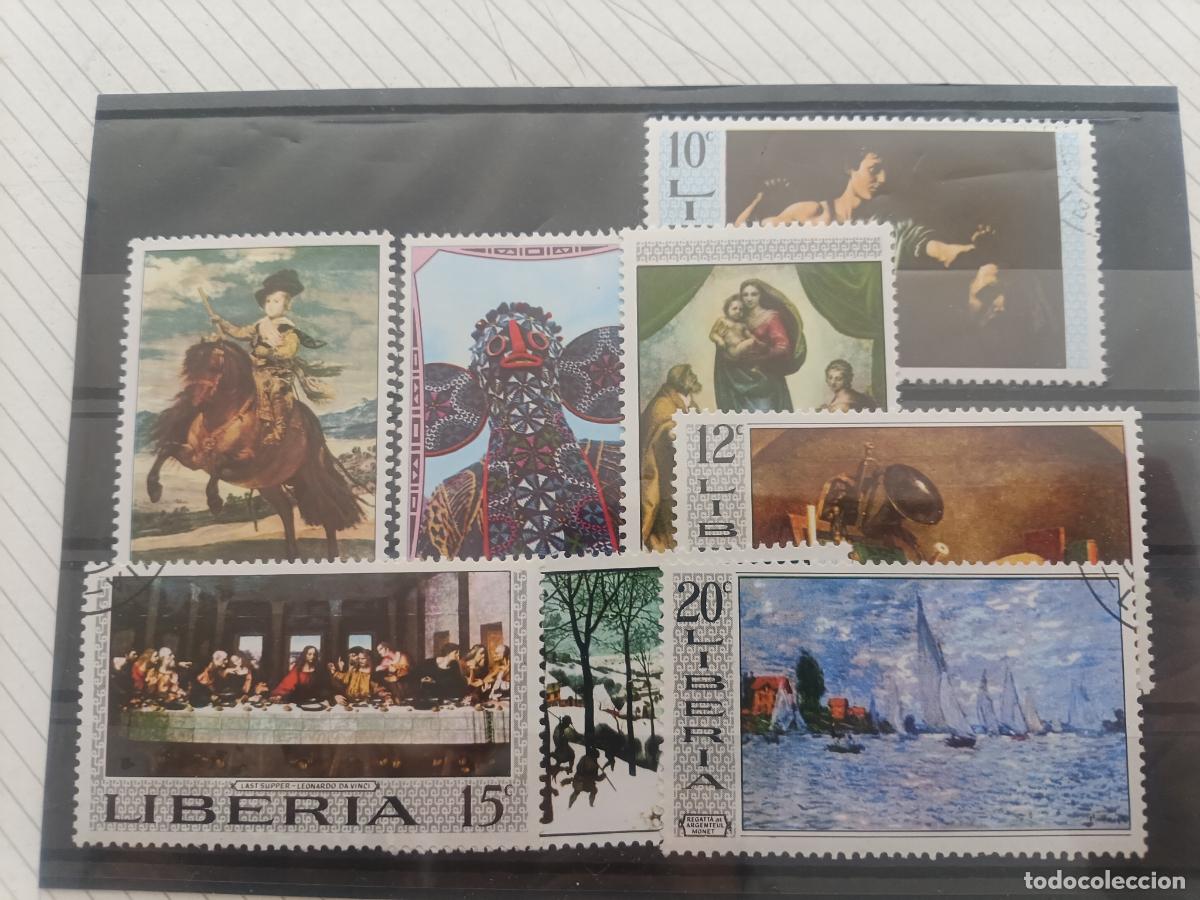 Sellos: Liberia. Lote de sellos