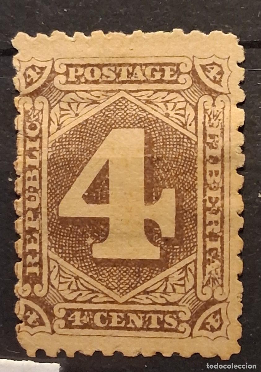Sellos: LIBERIA, 1886, CAT.YT.21