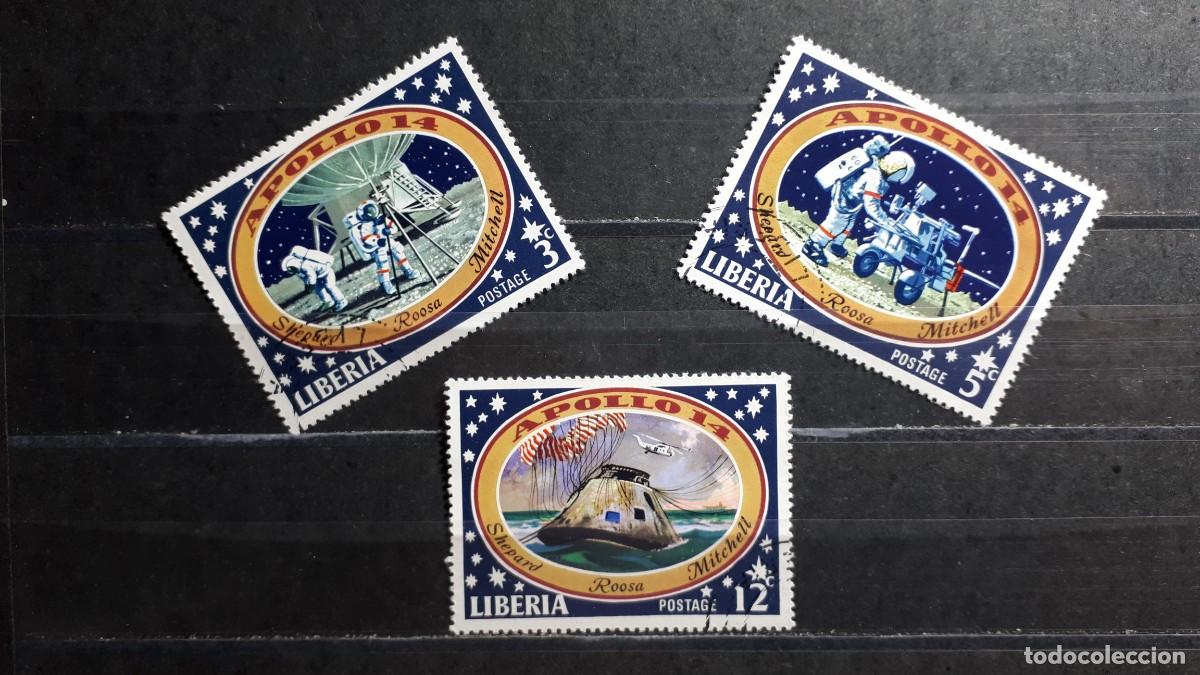 Selos: LIBERIA. A&Ntilde;O 1971. &deg;. YVERT 520/1, 523