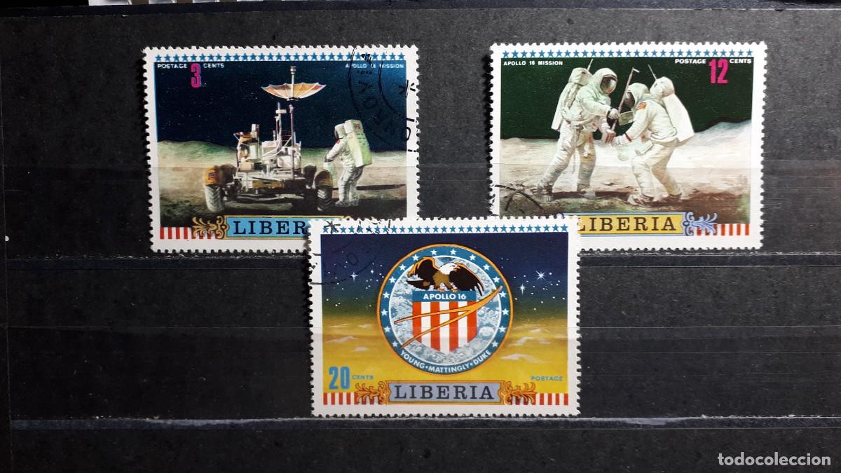Selos: LIBERIA. A&Ntilde;O 1973. &deg;. YVERT 570, 573/4