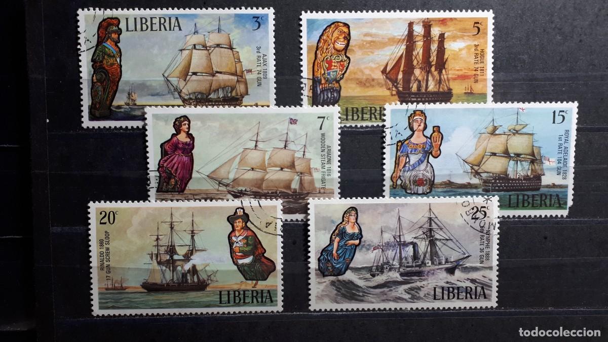 Selos: LIBERIA. A&Ntilde;O 1972. &deg;. YVERT 579/84