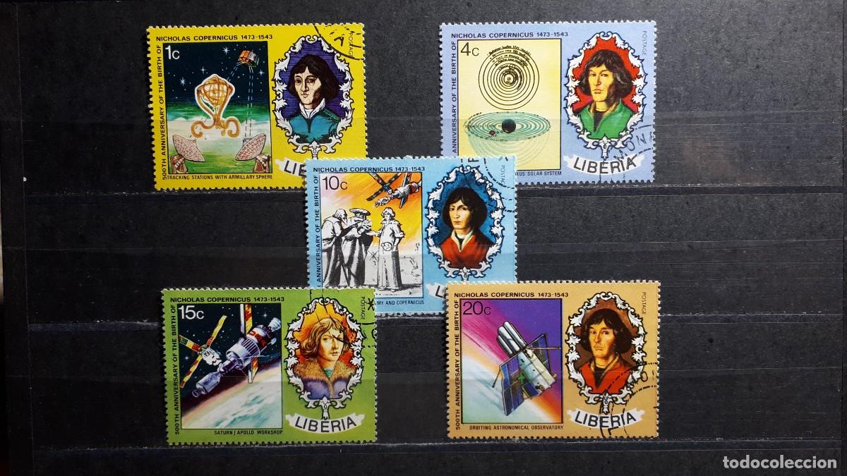 Selos: LIBERIA. A&Ntilde;O 1973. &deg;. YVERT 623/7