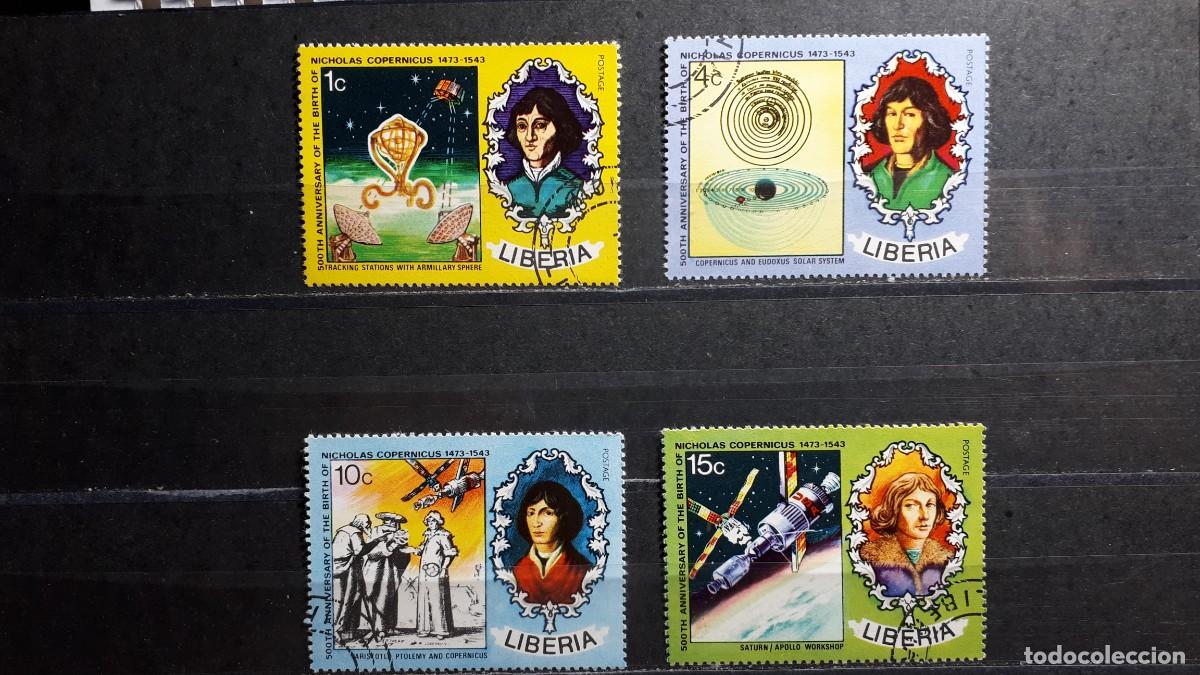 Selos: LIBERIA. A&Ntilde;O 1973. &deg;. YVERT 623/6