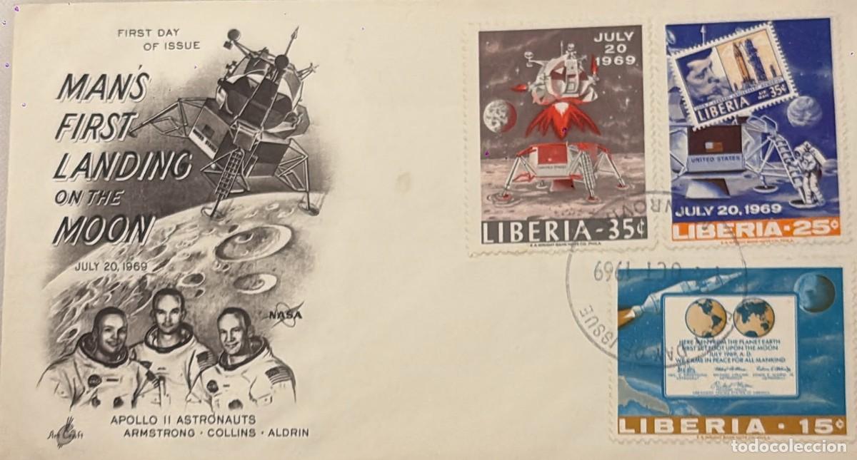 Briefmarken: TS.)1969, LIBERIA, FIRST DAY COVER, WITH A COMMEMORATIVE PRE-PRINTED DESIGN FEATURING PORTRAITS OF T