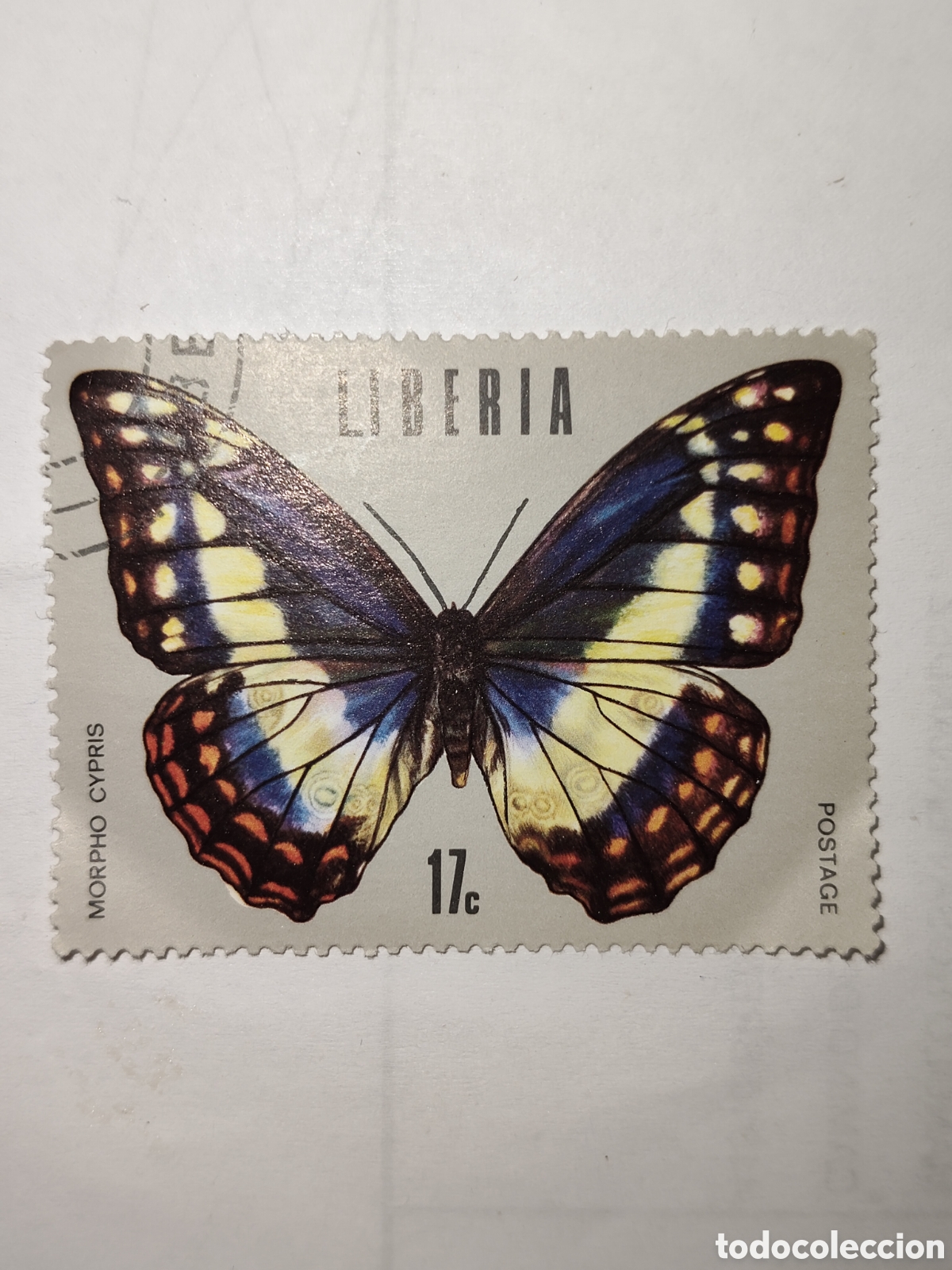 Sellos: Sello de Liberia mariposas tropicales 1974