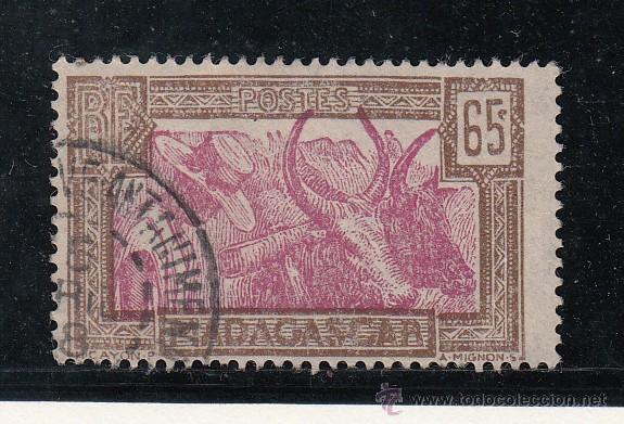 Sellos: madagascar 172 usada, engache de cebu - Foto 1