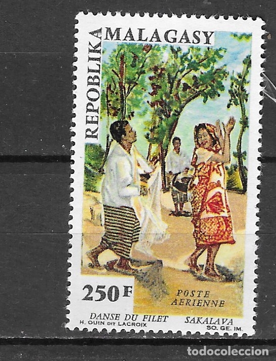 Sellos: MADAGASCAR N&ordm; AE 100(**) - Foto 1
