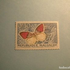 Timbres: MADAGASCAR - MALGACHE - MARIPOSAS, COLOTIS ZOE.. Lote 230757315