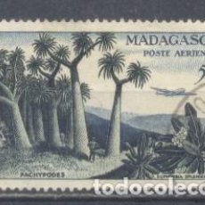 Timbres: MADAGASCAR, EX COLONIA FRANCESA, 1954, AEREO, Y/TELLIER 75 USADO. Lote 324242033