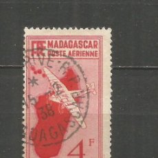 Sellos: MADAGASCAR CORREO AEREO COLONIA FRANCESA YVERT NUM. 6 USADO. Lote 363231125