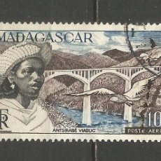 Sellos: MADAGASCAR CORREO AEREO COLONIA FRANCESA YVERT NUM. 76 USADO. Lote 363231530
